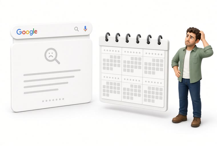 A Google result nobody clicks, a calendar six months in, and a business owner scratching their head
